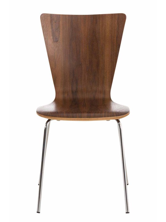 Sæt med 2 besøgende stol Aaron, valnød