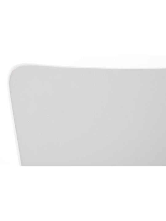 Sæt med 4 besøgsstole Aaron, hvid