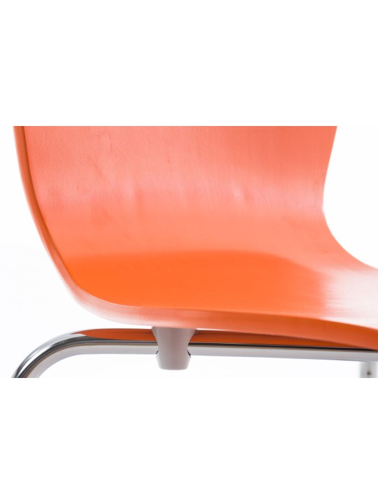 Sæt med 4 besøgsstole Aaron, orange Sæt med 4 besøgsstole Aaron, orange