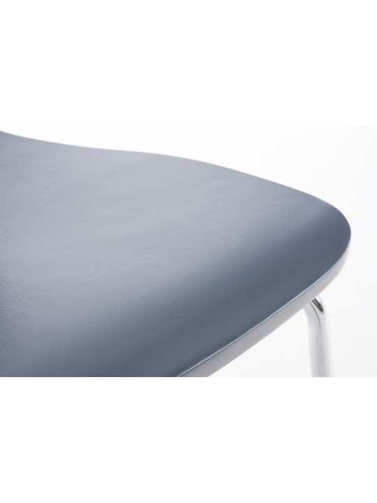 Sæt med 4 besøgsstole Aaron, grå