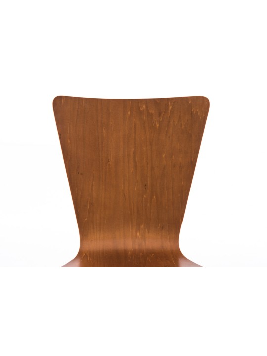 Sæt med 4 besøgsstole Aaron, brun