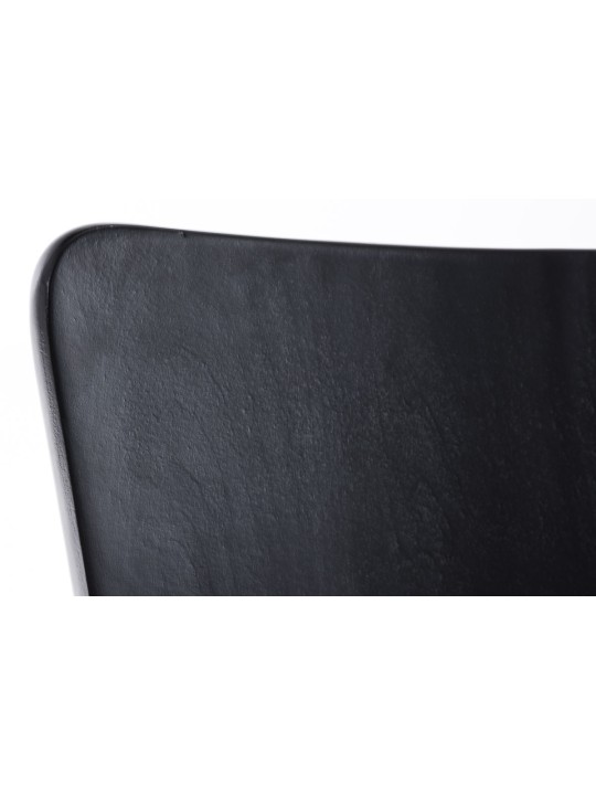 Sæt med 4 besøgsstole Aaron, sort