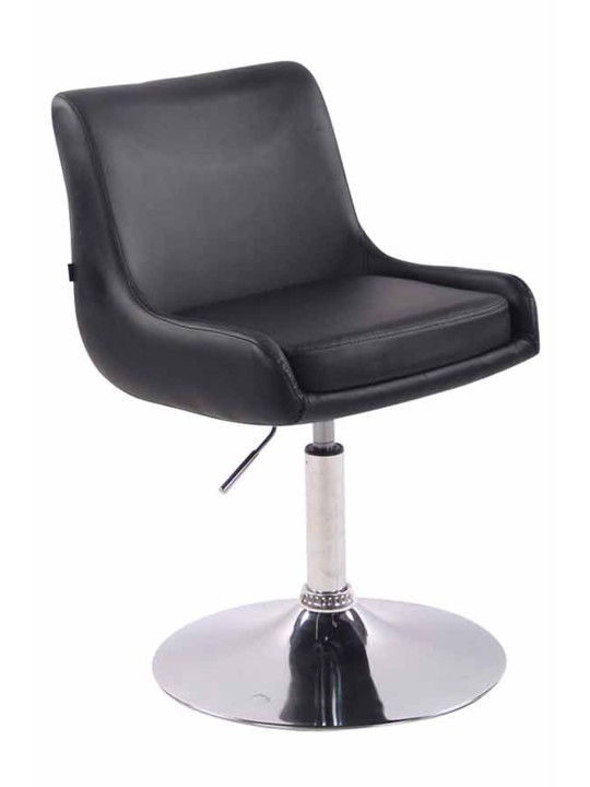 Lounger Club imiteret læder, sort