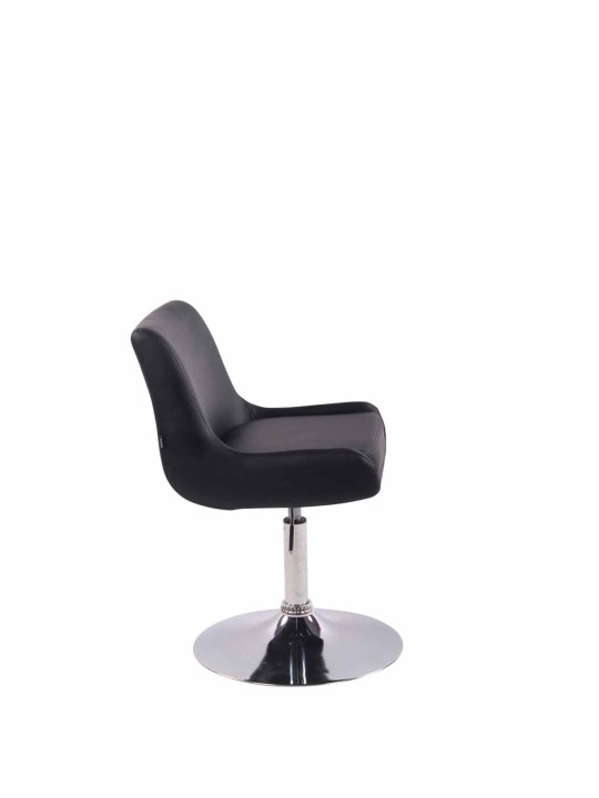 Lounger Club imiteret læder, sort