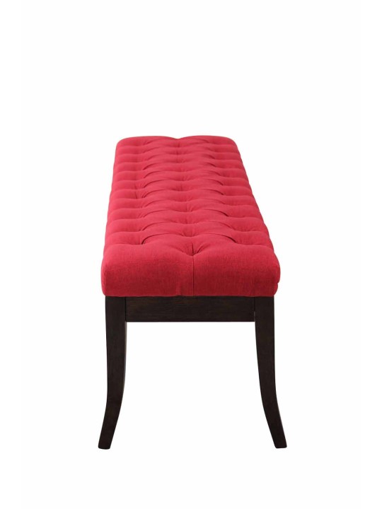Bænk Ramses stof antik-mørk 150 cm, rød Bænk Ramses stof antik-mørk 150 cm, rød