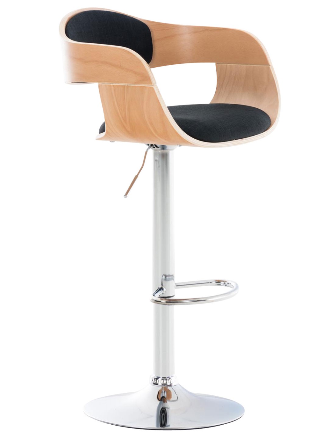 Barstol Kingston C stof, natur/sort