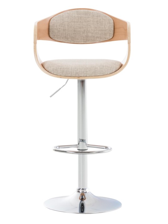 Barstol Kingston C stof, natur/creme Barstol Kingston C stof, natur/creme
