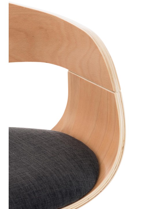 Barstol Kingston C stof, natur/mørkegrå Barstol Kingston C stof, natur/mørkegrå