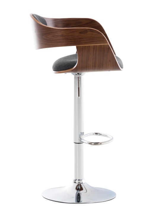 Barstol Kingston C stof, valnød/mørkegrå Barstol Kingston C stof, valnød/mørkegrå