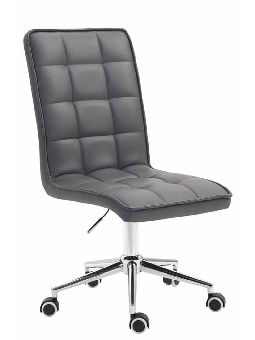 Arbejdsskammel Peking V2 kunstlæder, grå