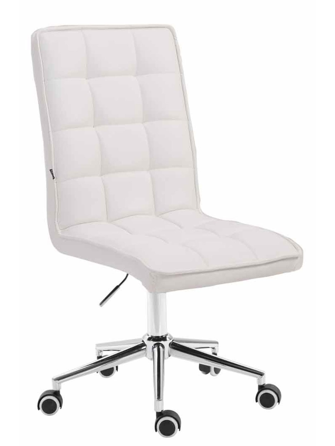 Arbejdsskammel Peking V2 kunstlæder, hvid