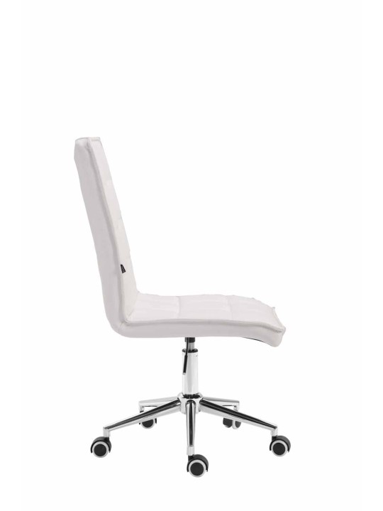 Arbejdsskammel Peking V2 kunstlæder, hvid