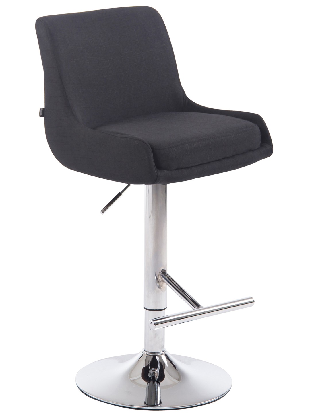 Barstol Club stof C, sort