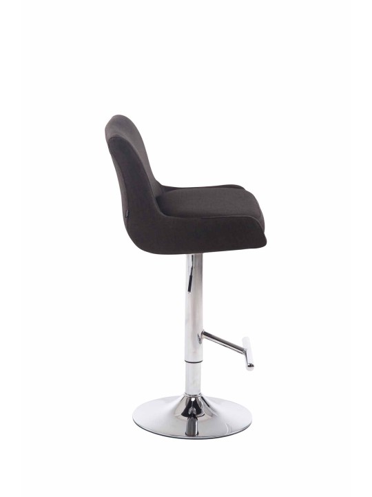 Barstol Club stof C, mørkegrå