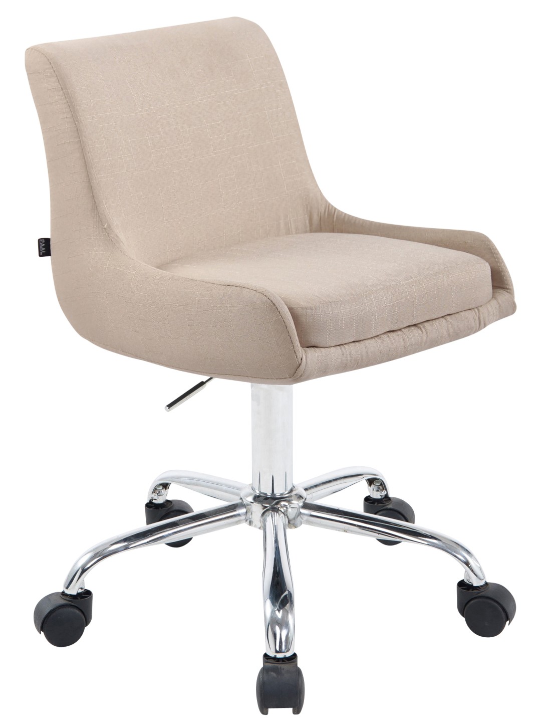 Arbejdshocker Club stof, creme