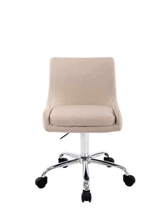 Arbejdshocker Club stof, creme