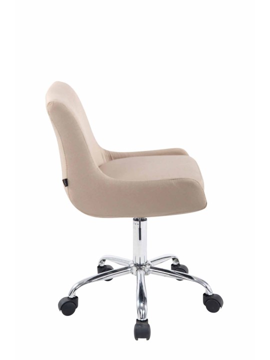 Arbejdshocker Club stof, creme