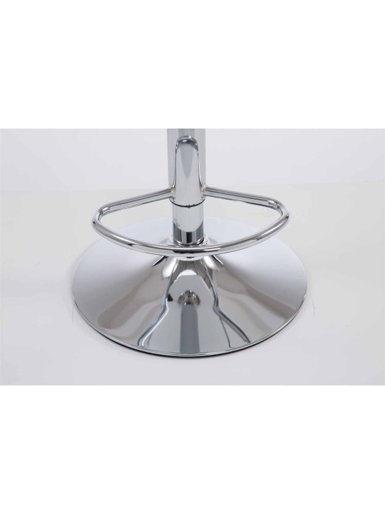 Sæt med 2 barstole Las Vegas V2 imiteret læder krom, bordeaux Sæt med 2 barstole Las Vegas V2 imiteret læder krom, bordeaux