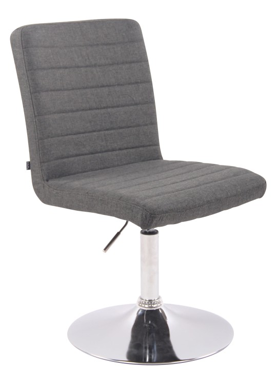 Stol Elvas stof, mørkegrå