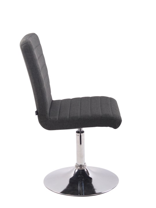Stol Elvas stof, mørkegrå