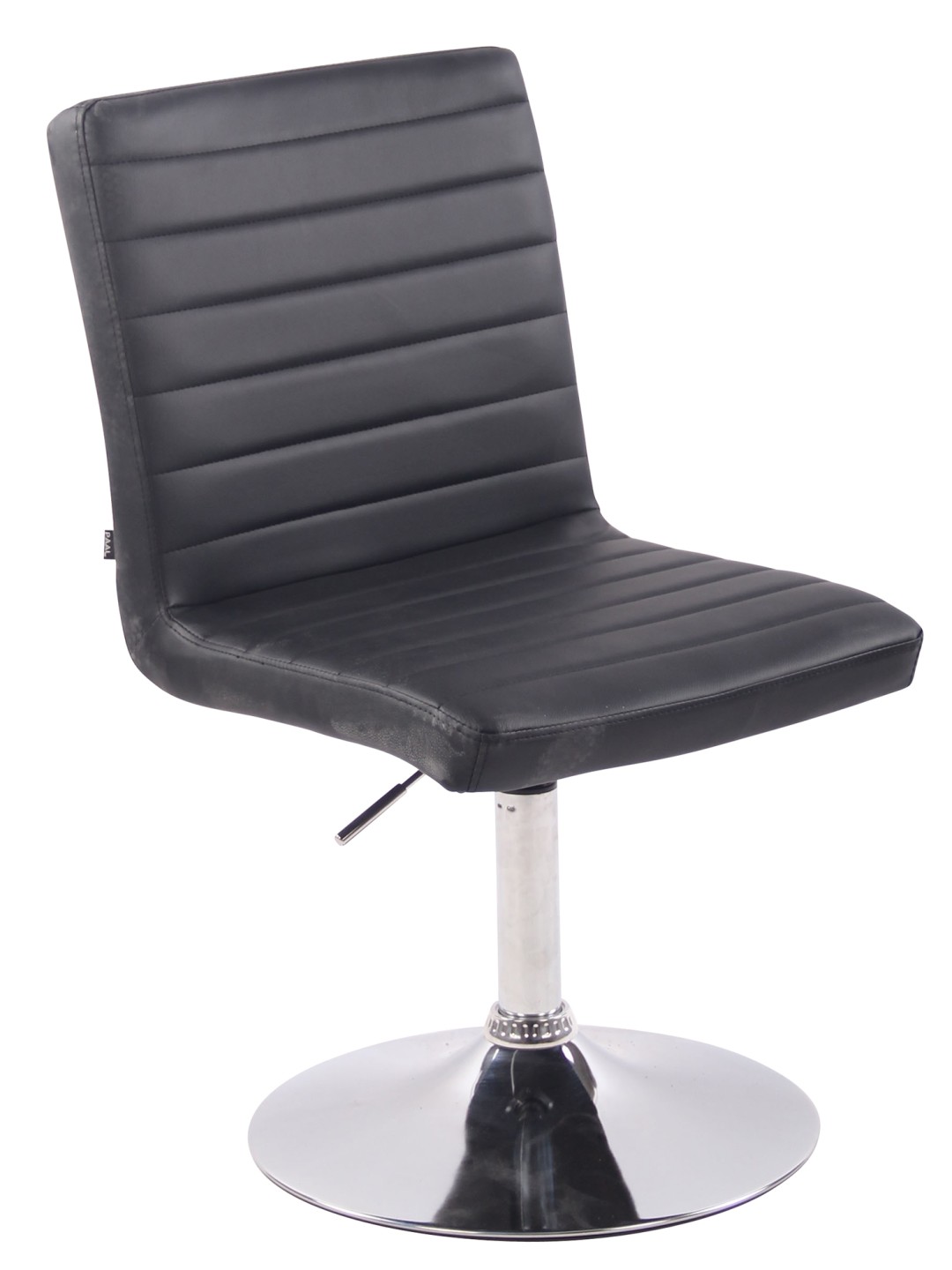 Stol Elvas imiteret læder, sort