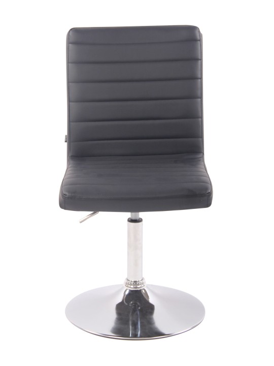 Stol Elvas imiteret læder, sort