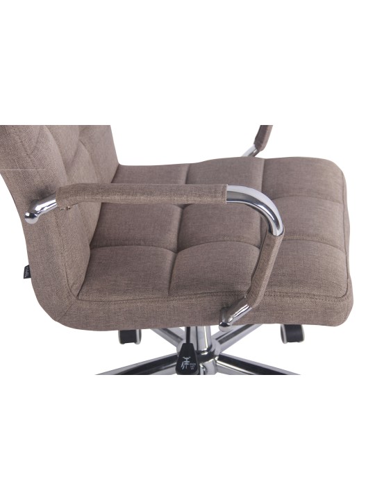 Kontorstol Deli stof, taupe Kontorstol Deli stof, taupe