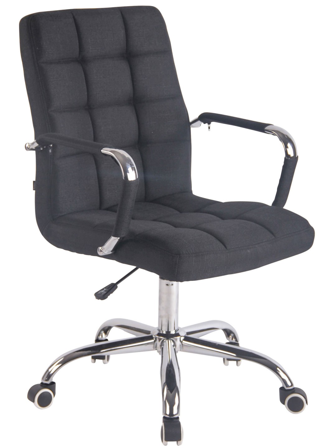 Kontorstol Deli stof, sort