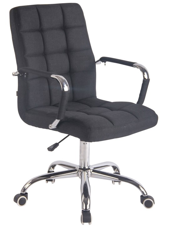 Kontorstol Deli stof, sort