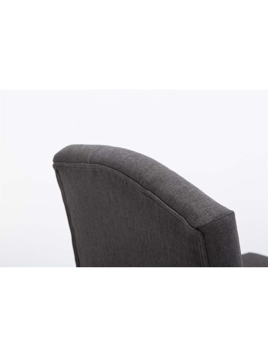 Sæt med 2 barstole Louise stof antique-light, mørkegrå Sæt med 2 barstole Louise stof antique-light, mørkegrå