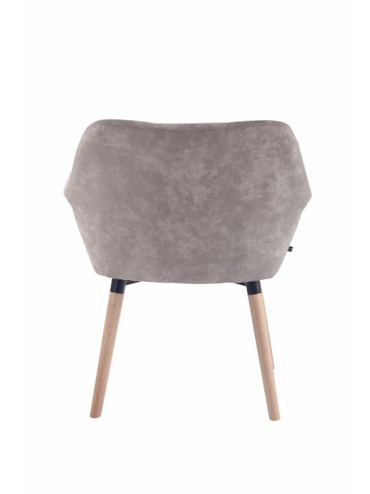 Spisestuestol Cassidy vintage kunstlæder natur, grå