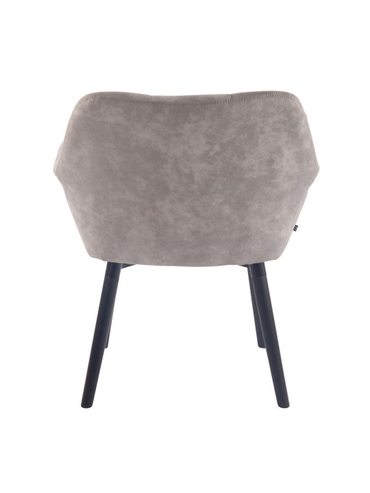 Spisestuestol Cassidy vintage kunstlæder, grå