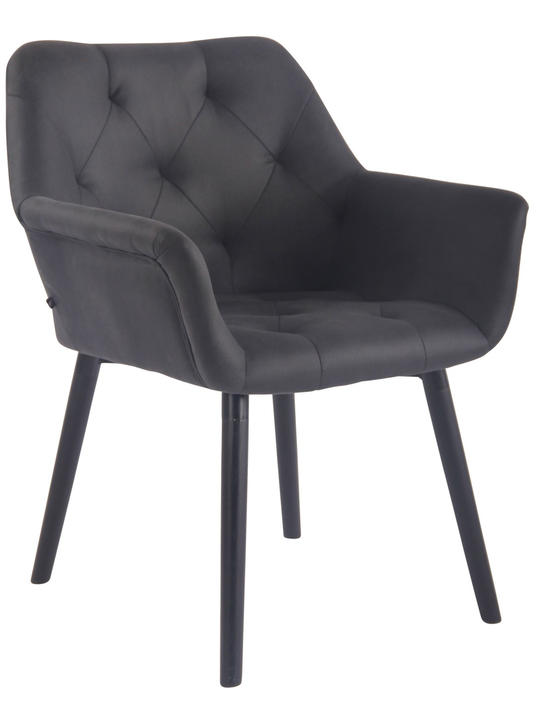 Spisestuestol Cassidy vintage kunstlæder, sort