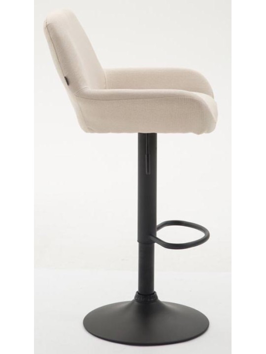 Sæt med 2 barstole Braga stof, creme