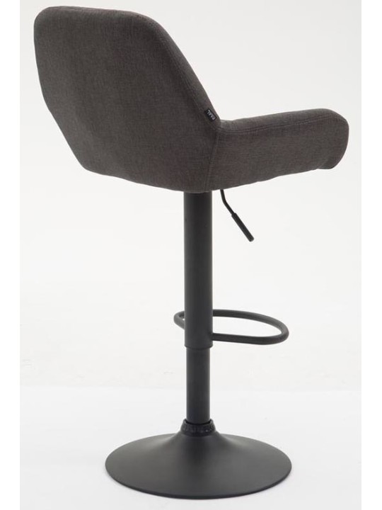 Sæt med 2 barstole Braga stof, mørkegrå