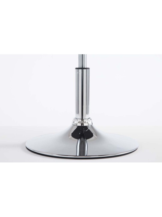 Sæt med 2 barstole Palma V2 imiteret læder, hvid