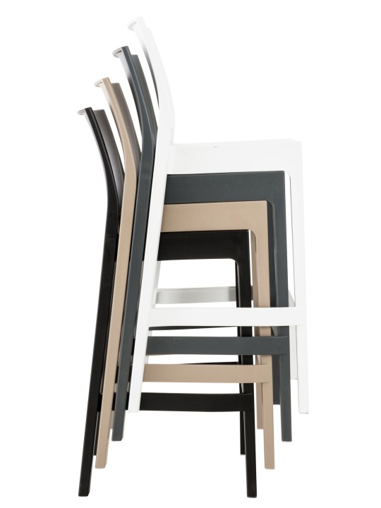 Barstol Maya, mørkegrå