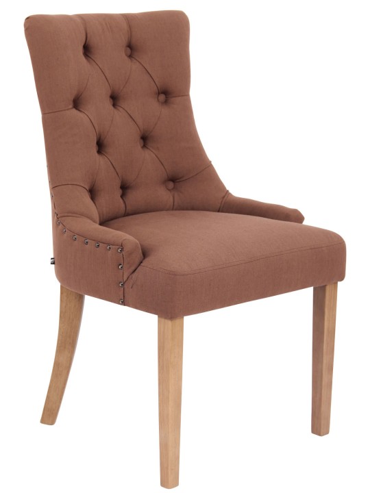 Spisestuestol Aberdeen stof antik-lys, brun Spisestuestol Aberdeen stof antik-lys, brun