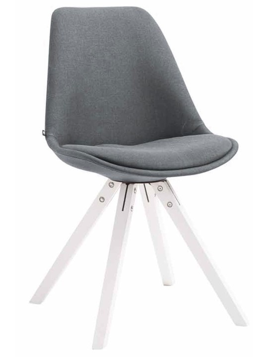 Besøgsstol Toulouse stof Firkantet, mørkegrå Besøgsstol Toulouse stof Firkantet, mørkegrå