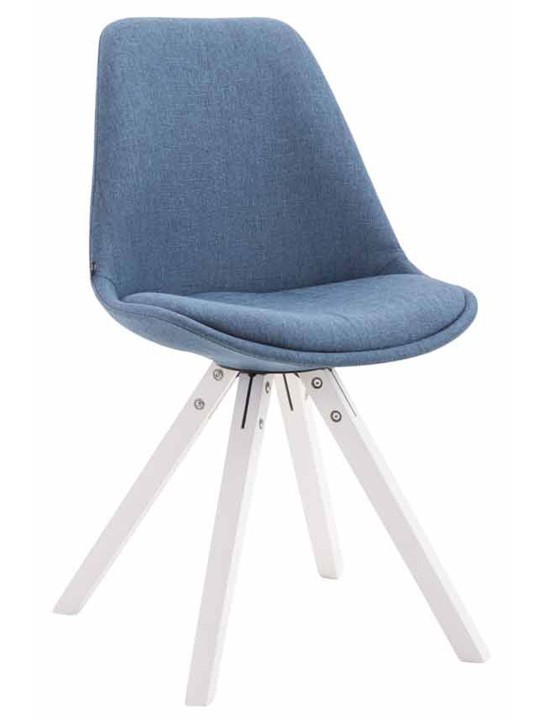 Besøgsstol Toulouse stof Firkantet, blå Besøgsstol Toulouse stof Firkantet, blå