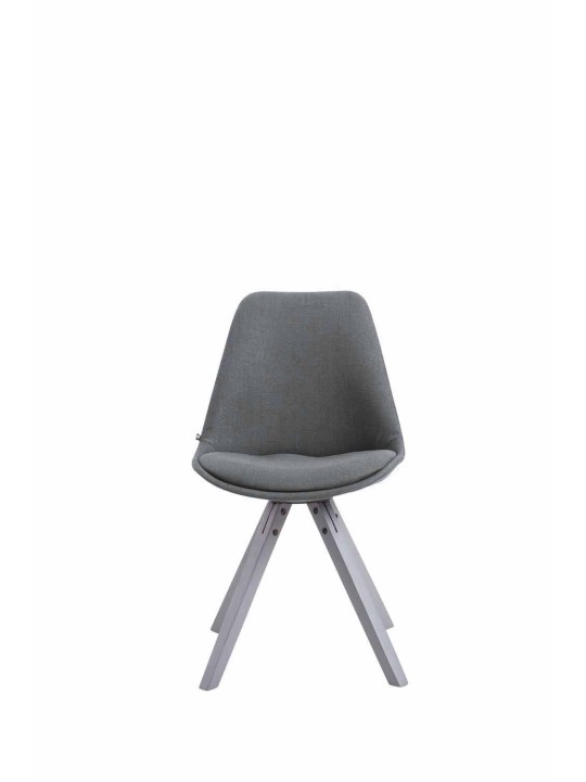 Besøgsstol Toulouse stof Firkantet grå, mørkegrå Besøgsstol Toulouse stof Firkantet grå, mørkegrå