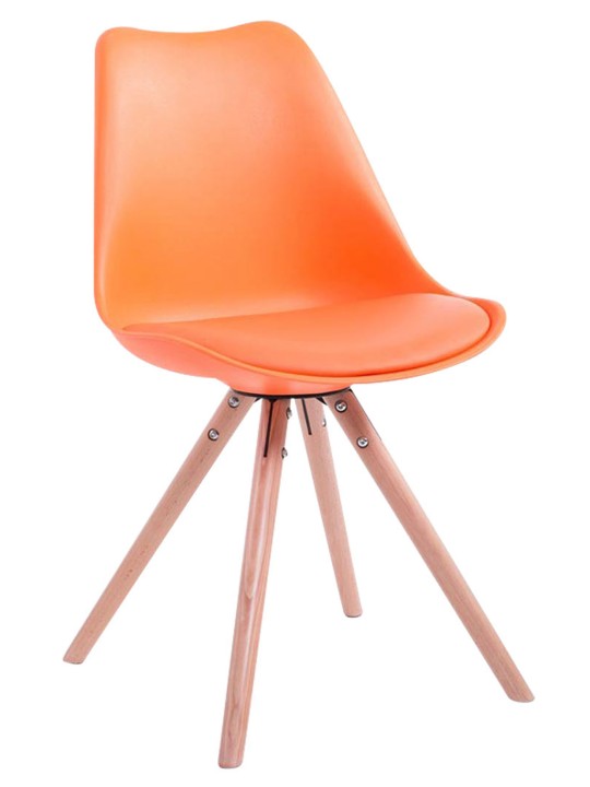 Toulouse Natura rund besøgsstol, orange Toulouse Natura rund besøgsstol, orange
