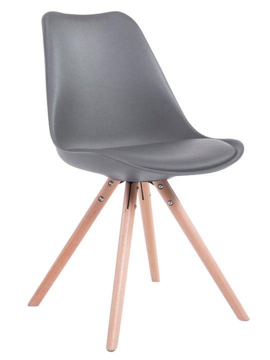 Toulouse Natura rund besøgsstol, grå