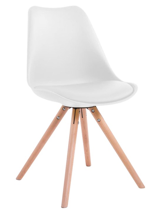 Toulouse Natura rund besøgsstol, hvid