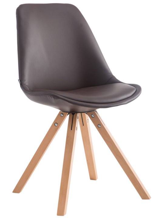 Besøgsstol Laval Natura Square, brun Besøgsstol Laval Natura Square, brun