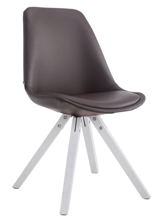 Besøgsstol Laval Square, brun