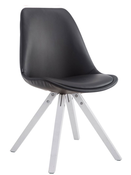 Besøgsstol Laval Square, sort