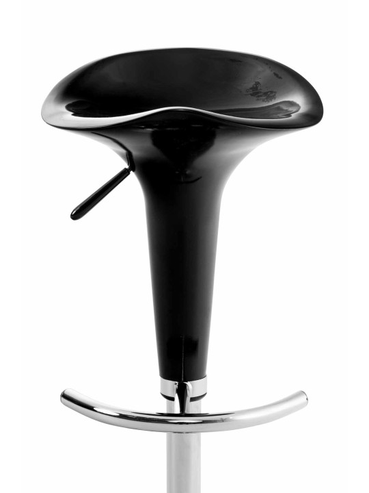 Sæt med 2 barstole Sadel, sort