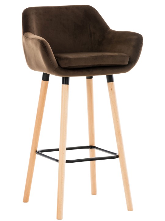Barstol Grant velvet, brun Barstol Grant velvet, brun