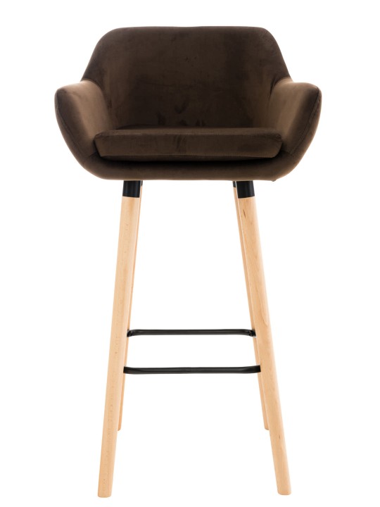 Barstol Grant velvet, brun Barstol Grant velvet, brun